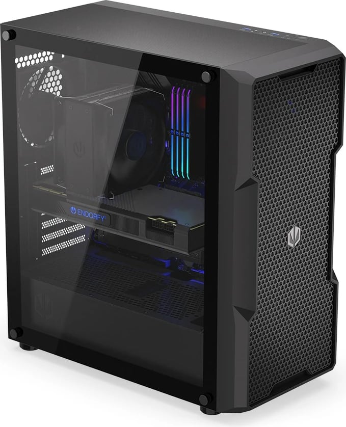 Kasë Endorfy Regnum 400 Air, Midi Tower, Tempered Glass, E zezë