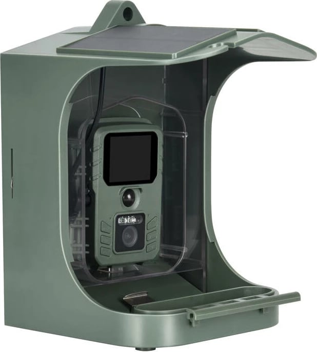 Kamerë Suntek BC-303W me ushqyes zogjsh, 24MP, 1296P, Wi-Fi, panel diellor, Jeshile