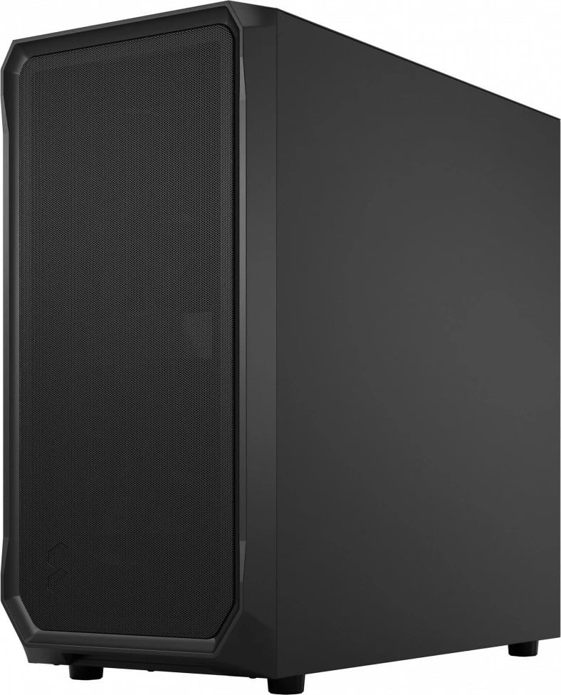 Kasë Fractal Design Focus 2, Midi Tower, ATX/Micro ATX/Mini ITX, Tempered Glass, e zezë