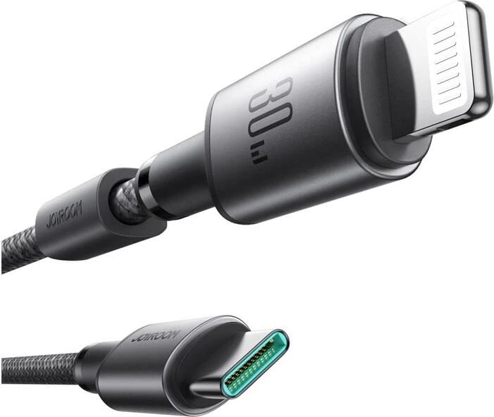 Kabllo USB-C në Lightning Joyroom S-A50, 1.2m, 30W, Gri