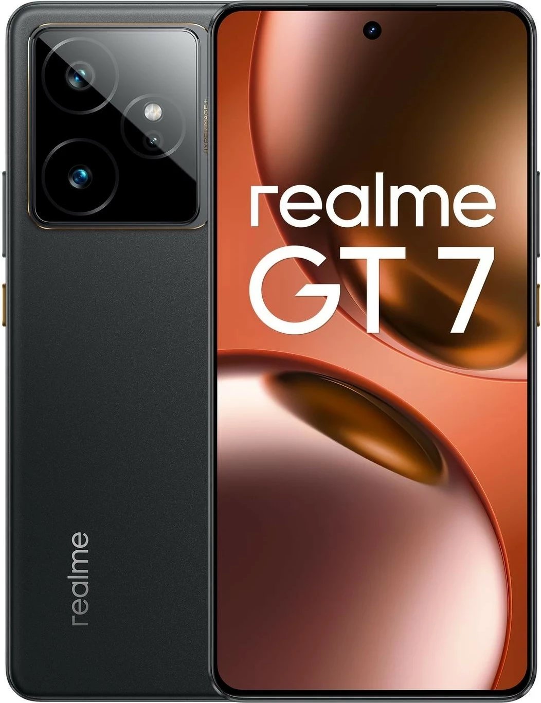 Celular Realme GT 7, 12GB RAM, 512GB, e zezë