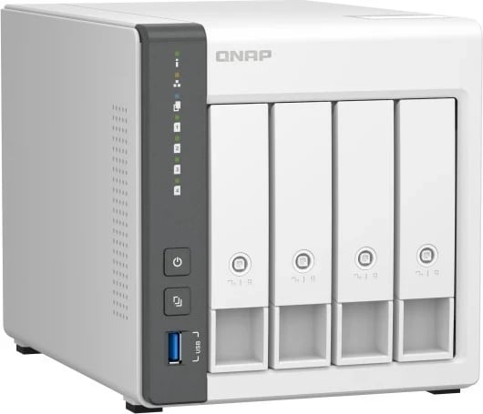 NAS QNAP TS-433, Cortex-A55, 4 GB RAM, Bardhë