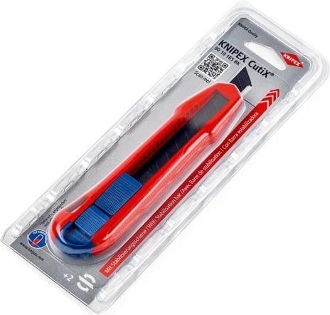 Thikë Knipex CutiX, 165 mm, e zezë, e kuqe, blu