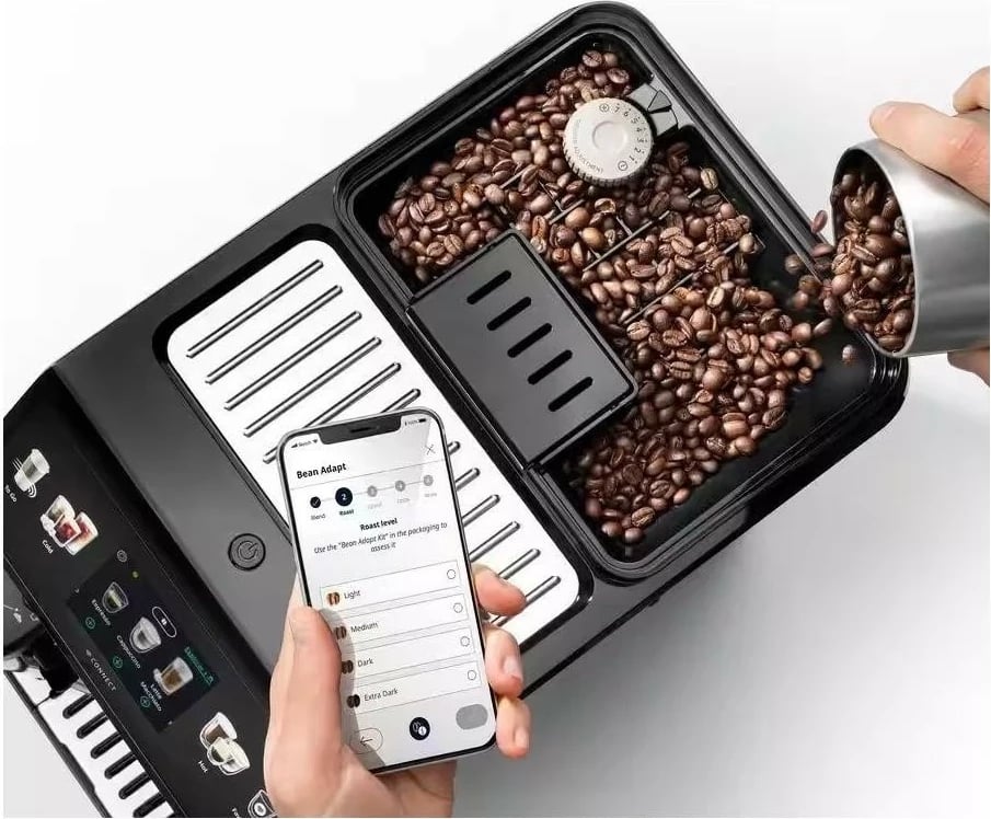 Aparat kafeje DeLonghi Eletta Explore ECAM 450.65.G, gri