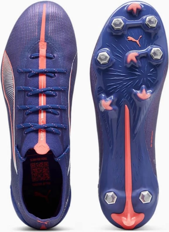 Çizme futbolli Puma për meshkuj, vjollcë dhe blu