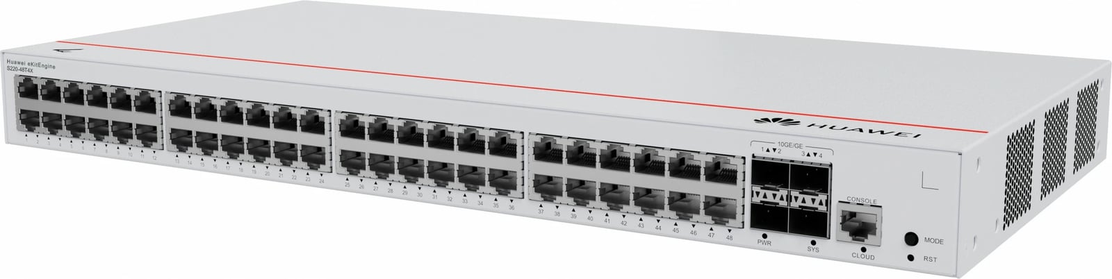 Switch HUAWEI eKit S220-48T4X, Managed, L2, Gigabit Ethernet, Rack mounting, 1U