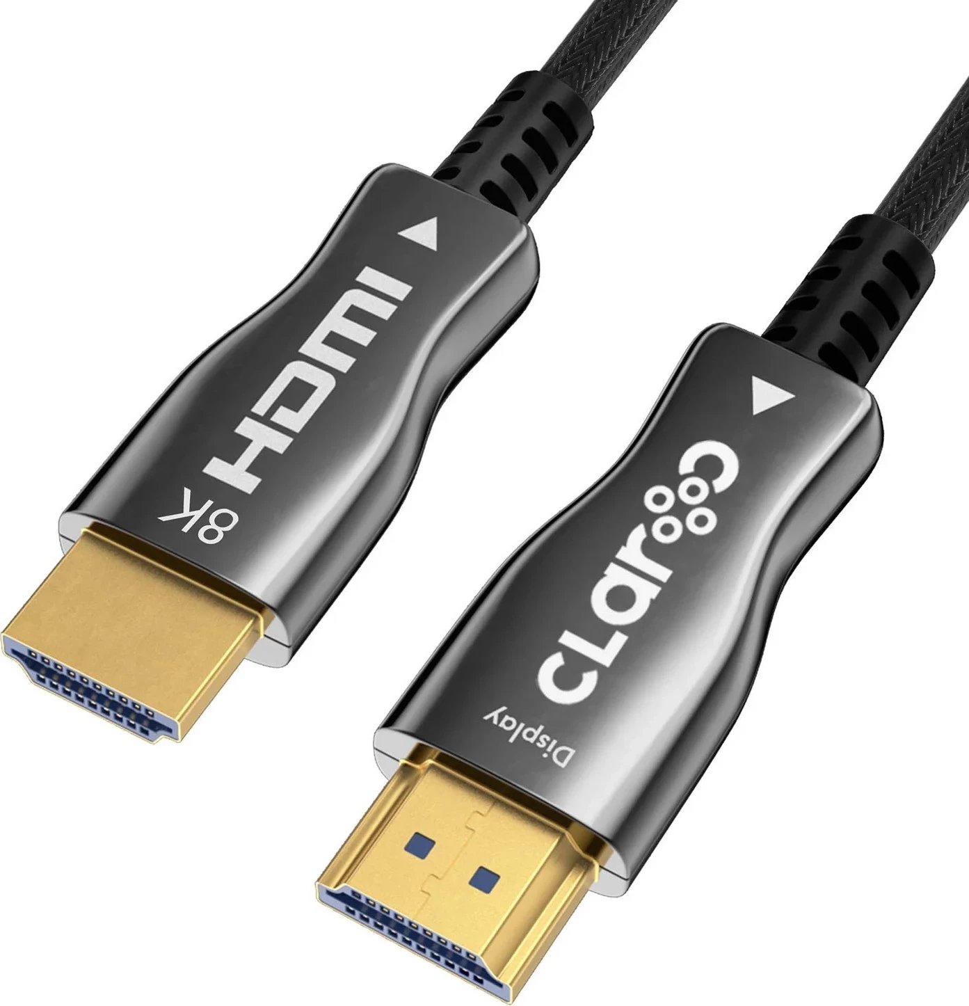 Kabëll optik HDMI 2.1 Claroc, 8K@60Hz, 4K@120Hz, 15 m, i zi
