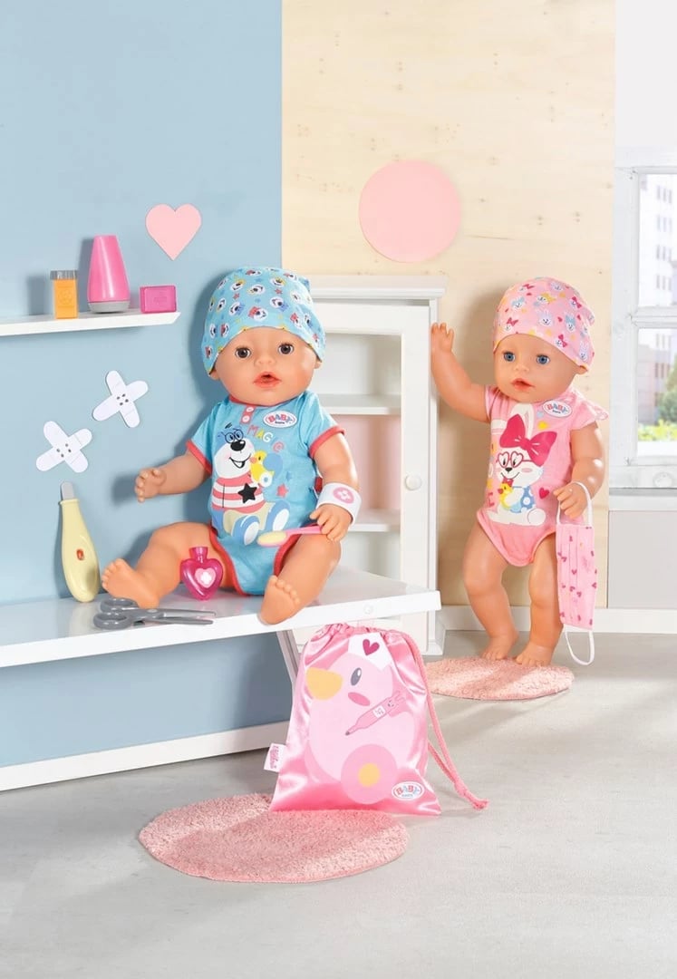 Set lodrash për kukulla ZAPF BABY born EHBO, multikolor