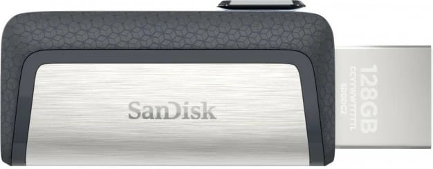 Pendrive SanDisk Ultra Dual Drive SDDDC2, 256GB, USB 3.1, Type-C, e zezë/metal