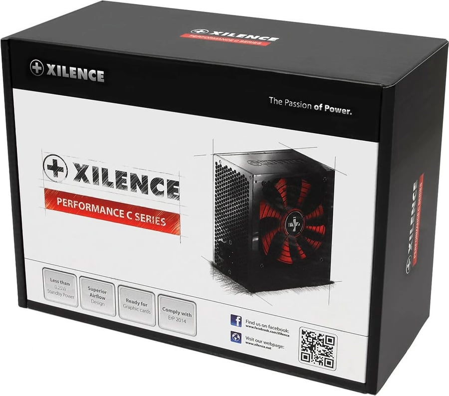 Kasë Xilence XP500R6, 350 W, e zezë