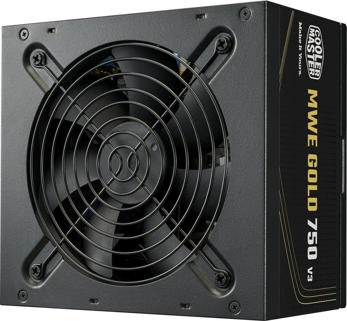 Kasë furnizues energjie Cooler Master MWE Gold 750 V3, 750 W, ATX, E zezë