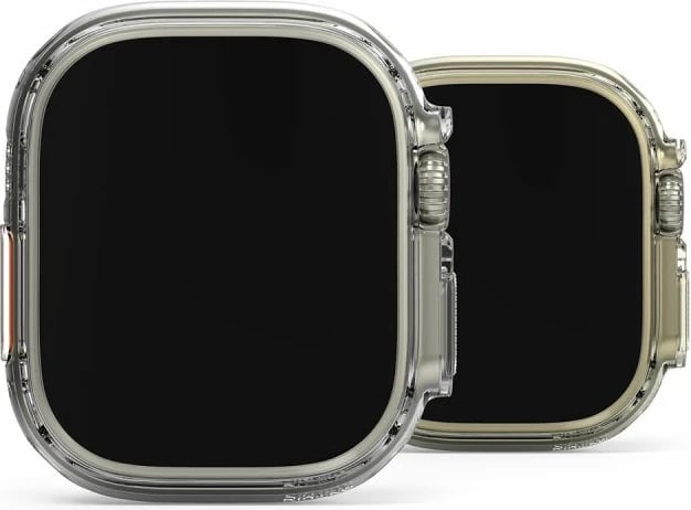 Mbështjellës Ringke Slim për Apple Watch Ultra 1/2 (49mm), 2 copë, Transparent dhe Mat Zi