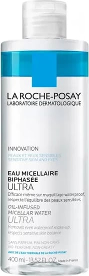 Ujë micelar dyfazor La Roche-Posay Ultra Sensitive Skin unisex 400ml