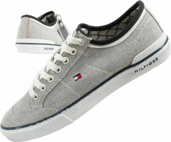 Këpucë për meshkuj Tommy Hilfiger, gri