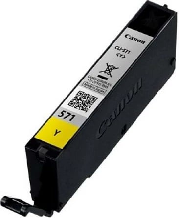 Kasetë boje Canon CLI-571Y 7 ml, e verdhë (0388C001)