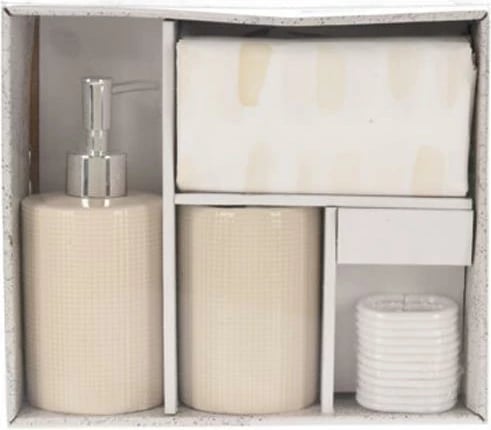 Set aksesorësh banjo KOOPMAN 3 pjesë, Krem