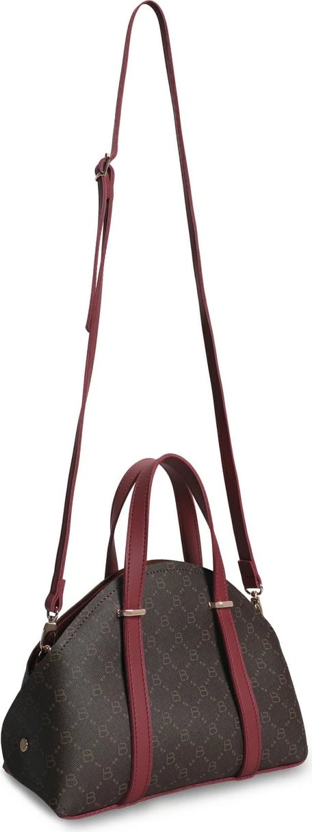 Çantë dore Lucky Bees, 1233, kafe dhe e kuqe e errët