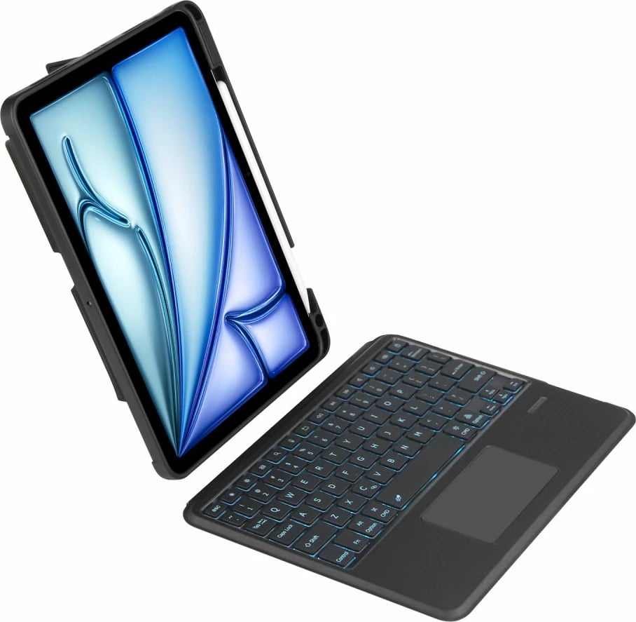 Mbështjellës me tastierë Bluetooth Tech-Protect SC Mag Pen për iPad Air 10.9"/11", i zi, set