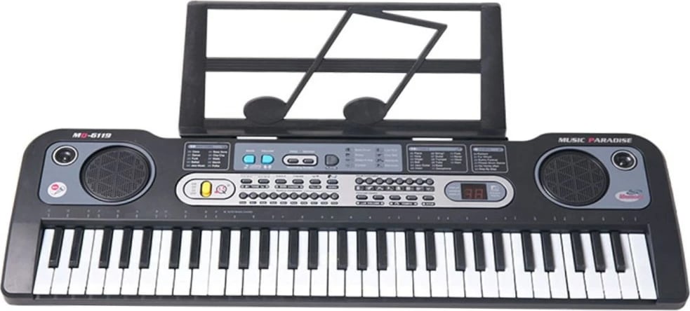 Tastierë muzikore MQ 6119, 61 taste, e zezë
