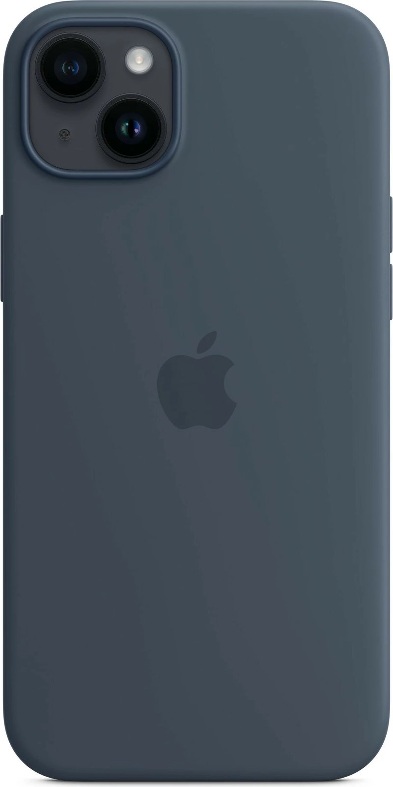Mbështjellës silikon Apple iPhone 14 Plus, MagSafe, 6.7", storm blue