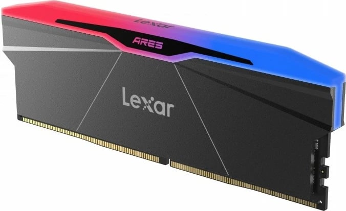 RAM Memorje Lexar ARES RGB DDR5, 32GB (2x16GB), 6000 MHz, CL30, E zezë