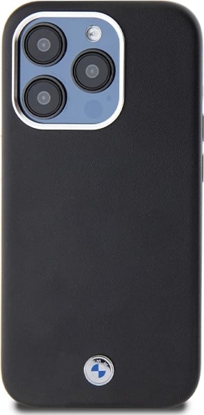 Mbështjellës BMW Signature Wrapped Metal MagSafe për iPhone 15 Pro, i zi