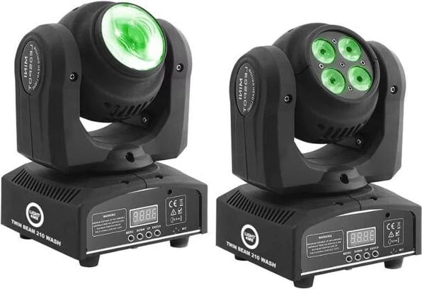 Dritë skenike Light4Me Twin Beam 210 Wash, mini moving head