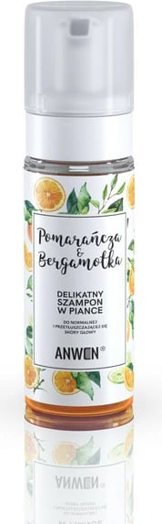 Shampon shkumë për femra Anwen Orange & Bergamot 170ml