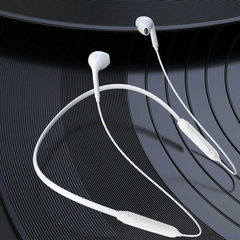 Kufje Dudao U5B, Bluetooth, in-ear, me magnet, të bardha