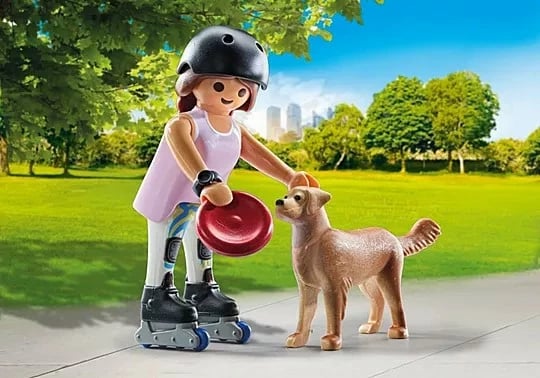 Set lodrash Playmobil My Life 71739 Skater Girl me Retriever