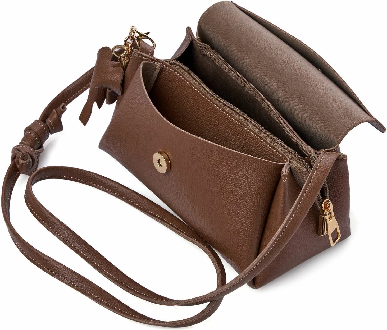 Çantë supi Lucky Bees, Ava, ngjyrë kafe e hapur