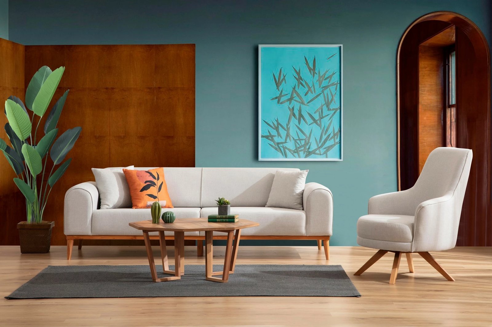 Divan-krevat 3 vendësh Atelier del Sofa, Kapri 3 vendësh, krem