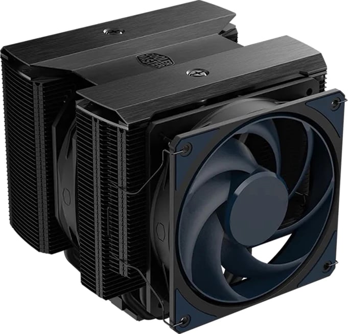 Kasë ftohëse Cooler Master Air MA824 Stealth për CPU, 8 heatpipe, dy ventilatorë, e zezë