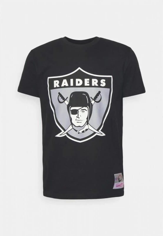 Maicë për Meshkuj Mitchell & Ness NFL Oakland Raiders, e Zezë