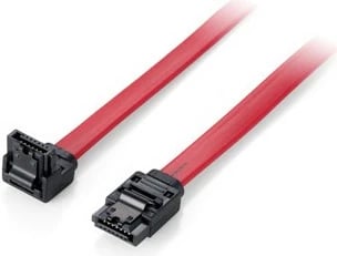 Kabllo SATA III Equip 0.5m, 7-pin, mashkull/mashkull, e kuqe