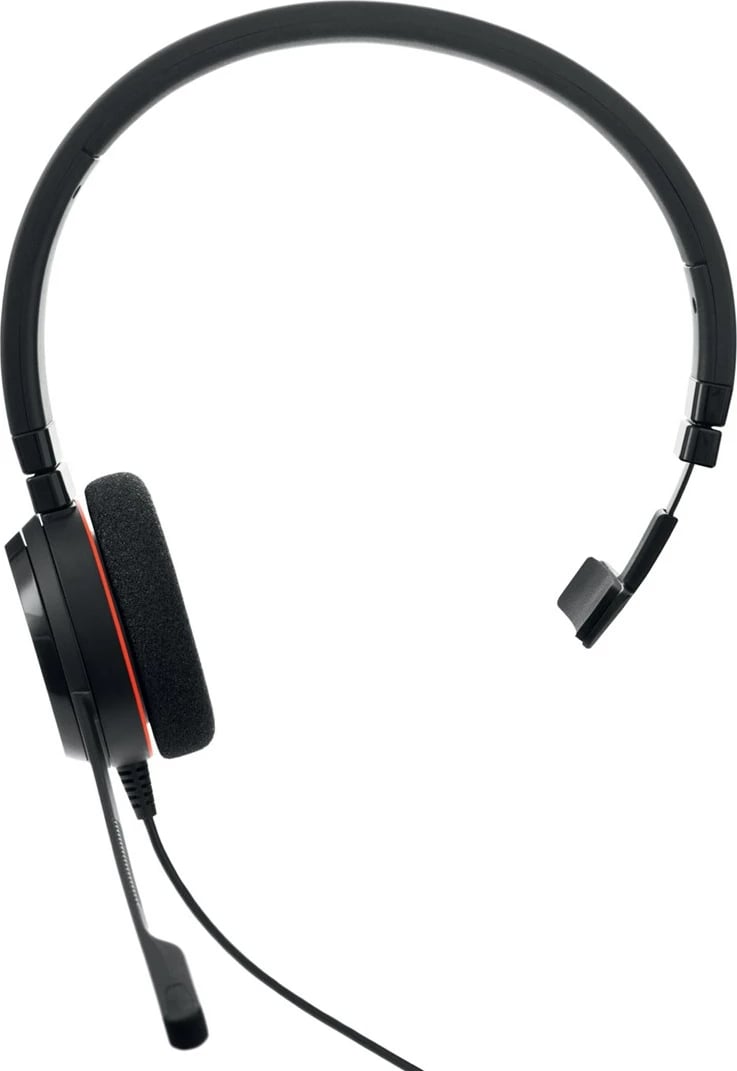 Kufje Jabra EVOLVE 20 MS Mono, me kabllo, të zeza