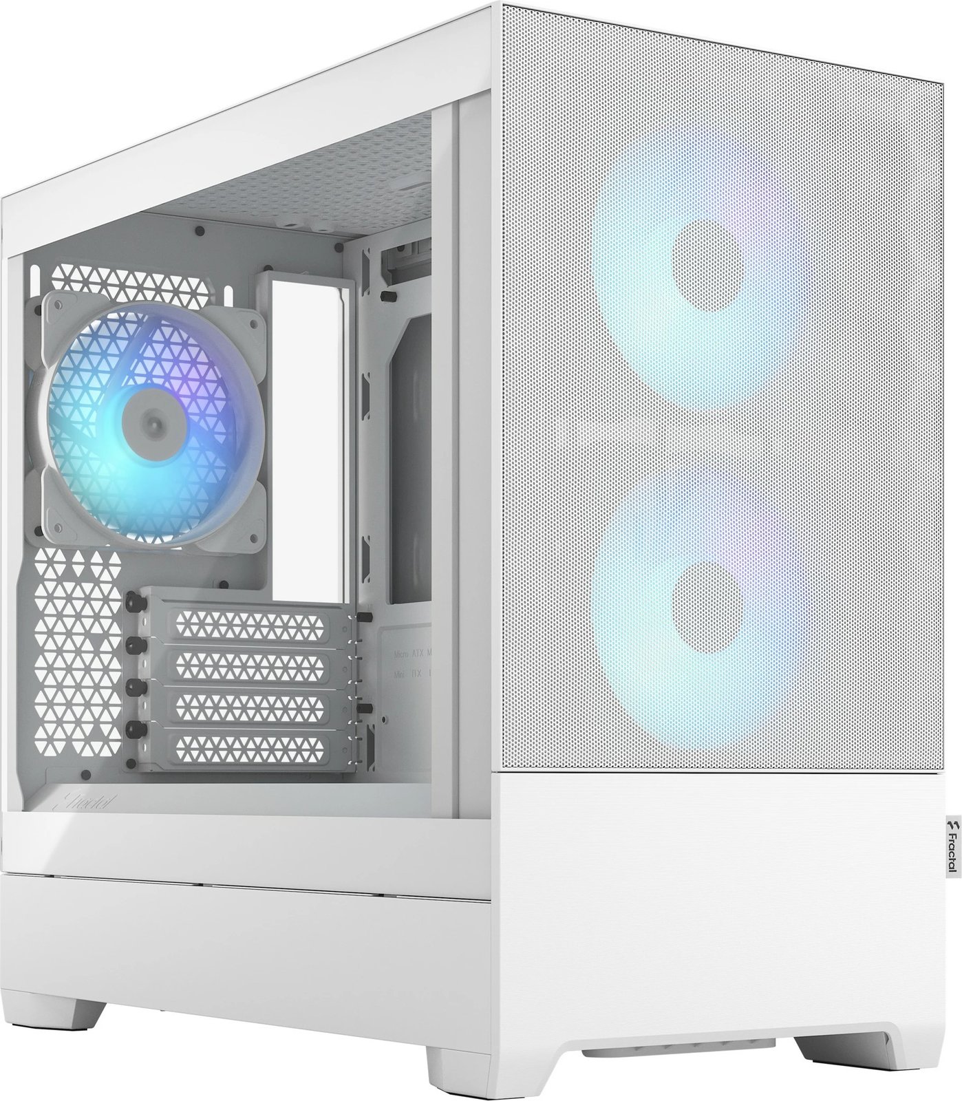 Kasë Fractal Design Pop Mini Air, Mini Tower, micro ATX, Mini-ITX, Bardhë