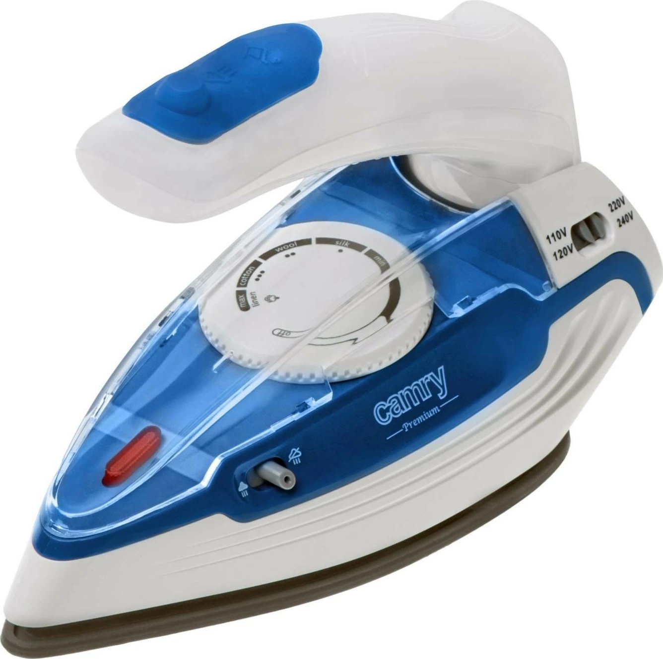 Hekur udhëtimi Camry CR 5040, 1600W, bardhë-blu