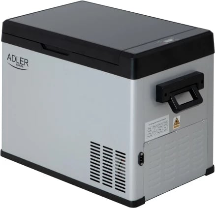 Frigorifer portativ me kompresor, Adler, AD 8081, 40L, ekran LCD, diapazon -20°C deri +20°C, gri/zi