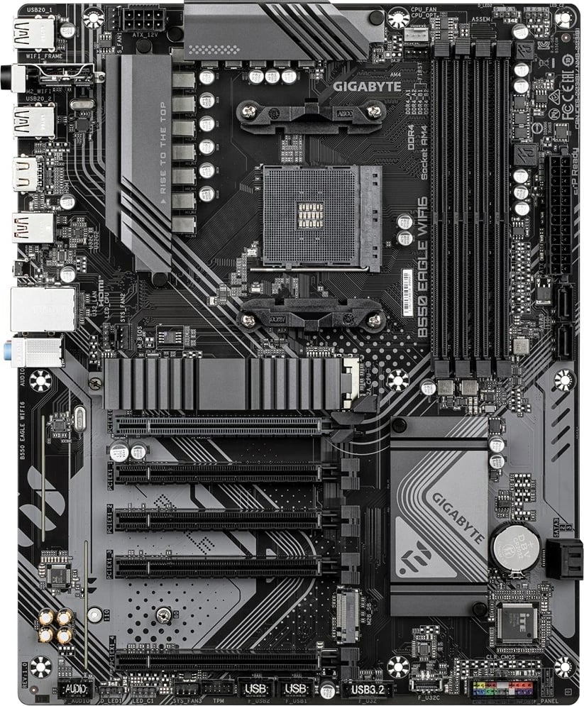 Pllakë amë Gigabyte B550 EAGLE WIFI6, Socket AM4, ATX, DDR4, WiFi 6