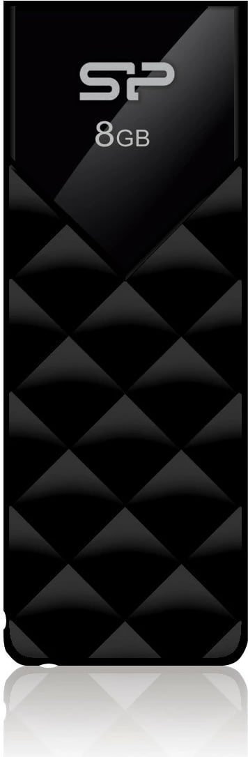 USB stick Silicon Power U03 8GB, e zezë