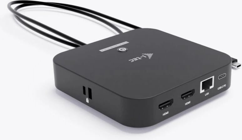 Docking station I-Tec USB-C Dual HDMI, 2xHDMI, 1xGLAN, 2xUSB-A 3.2, 2xUSB 2.0, 1xUSB-C Gen2, 1xUSB-C Gen1, 100W USB-C PD, i zi