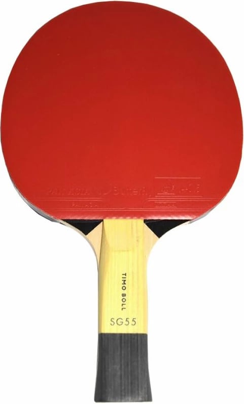Reket ping pongu Butterfly, uniseks, i kuq dhe i zi