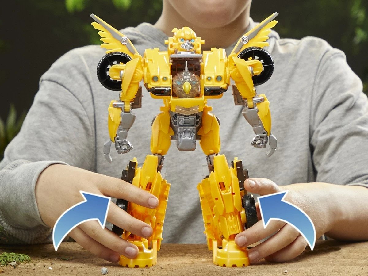 Lodër aksioni Hasbro Transformers Bumblebee, plastikë, elektronike, e verdhë