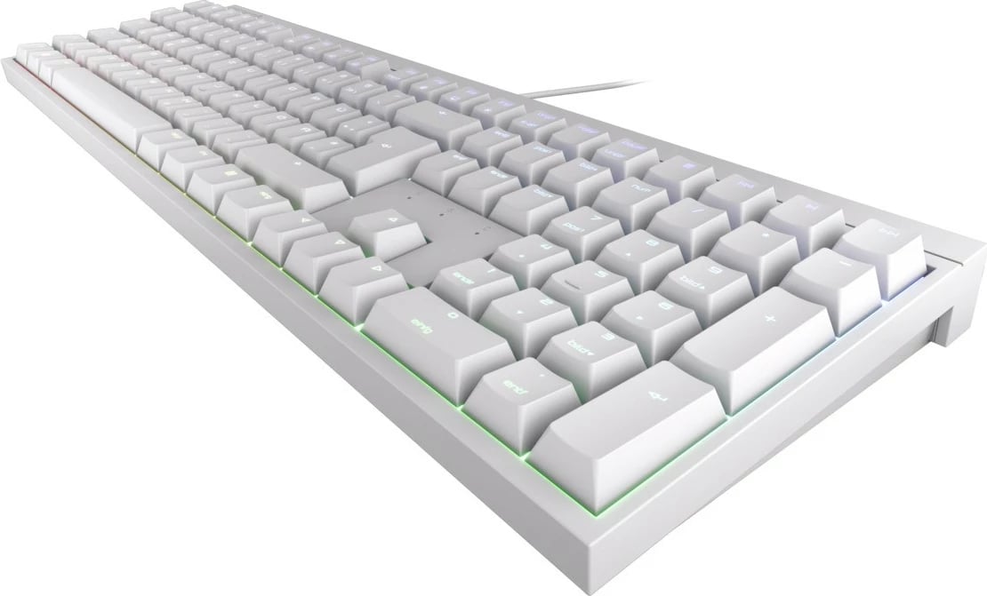 Tastierë Cherry MX 2.0S RGB, Wired, USB, QWERTZ, e bardhë