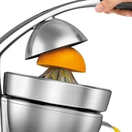 Shtypës agrumesh elektrik Sage Citrus Press Pro, 110 W, Argjendtë