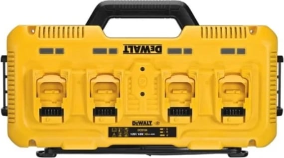 Ngarkues DeWalt DCB104 me 4 Porta XR 8A, ngjyrë e verdhë Ngarkues DeWalt DCB104 me 4 Porta XR 8A, ngjyrë e verdhë