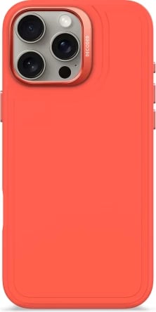 Mbështjellës Decoded AntiMicrobial Silicone Stacks me MagSafe për iPhone 16 Pro Max, Portokalli