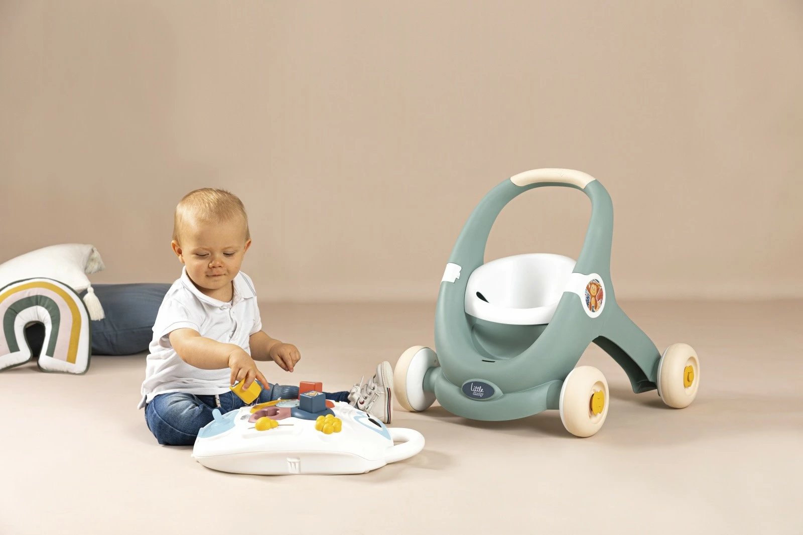 Walker për fëmijë Smoby Little 3-in-1, 50x43x47cm, Multikolor