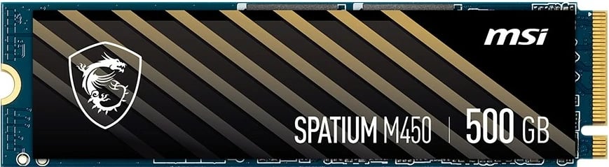 SSD MSI Spatium M450, 500 GB, M.2, PCIe 4.0, 3D NAND